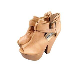 Steve Madden Chunky Platform Sandal Heel Open Toe Y2K Retro Party